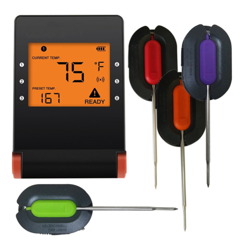 Masak Thermometer Bbq Bluetooth dengan Telefon