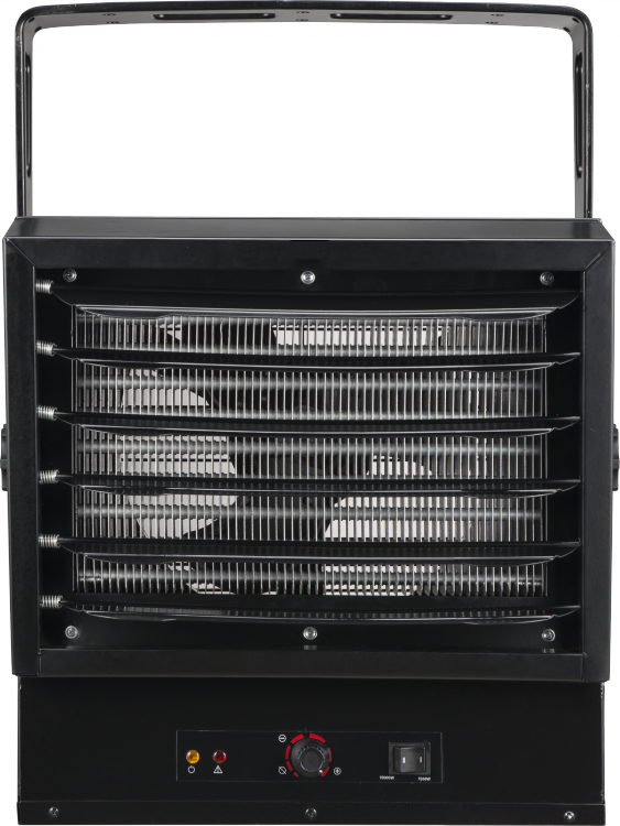 Black garage heater