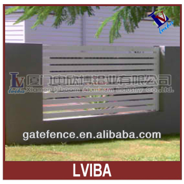 aluminum slat fence and metal slat fence & cheap metal fencing