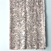 Rayon Jacquard Printed With Foil