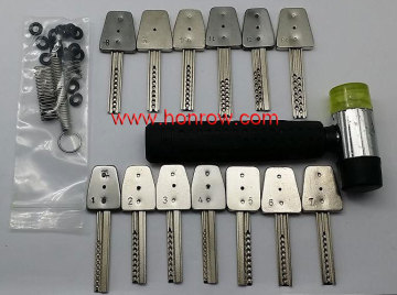 High quality Open door lock tool set aluminium door lock set