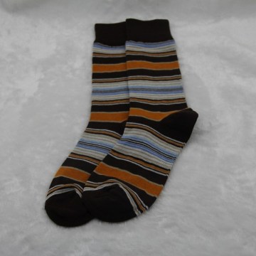 MSP-261 Cotton Stripe Men Business Socks/Bulk Wholesale Stripe Men Business Socks