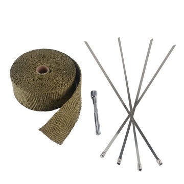 10M Premium Exhaust Heat Wrap Manifold Wrap with Ties and Tightening Tool