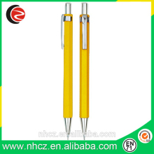Yellow Plastic Ball Point Pen