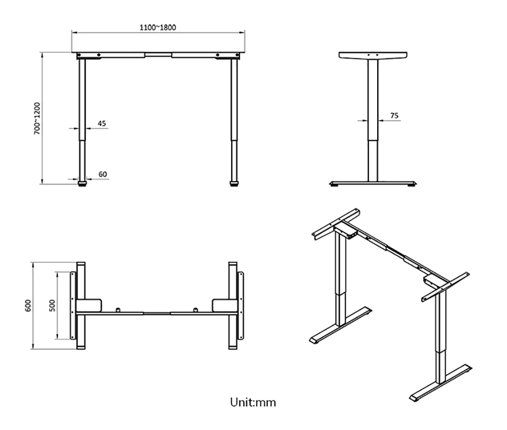 sit stand desk