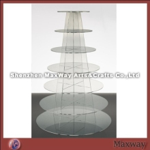 7 Tiers Transparent Acrylic Cupcake Stand