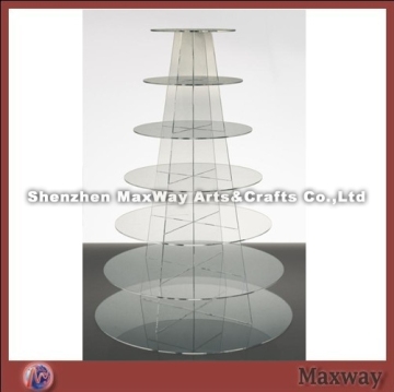 7 Tiers Transparent Acrylic Cupcake Stand