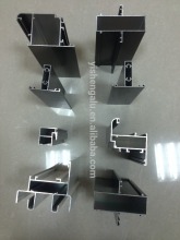 6063 T5 Bronze Anodized Aluminum Extrusion profile for window