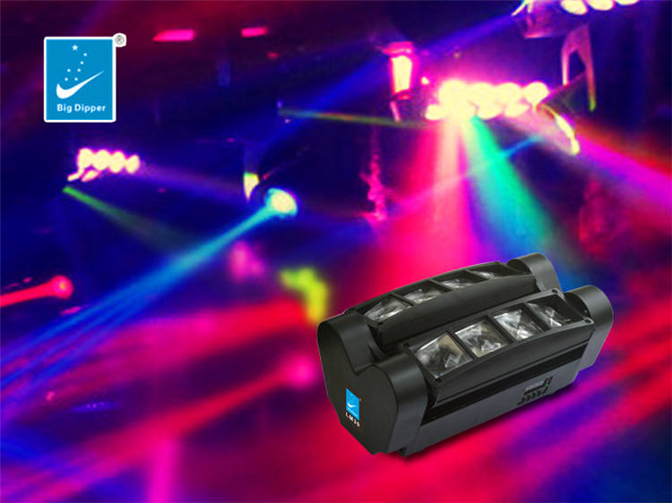 Bigdipper/Betopper 8*3W RGBW LED  Moving head Light Mini Spider  LM30A for home party&dj&wedding