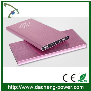 Polymer cell 12000mAH super slim power bank for Iphone Samsung