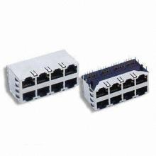 Modular Jacks with Gold Plating and 8P8C PCB Plug