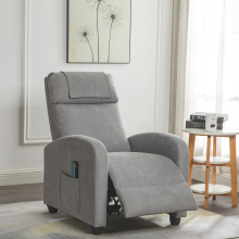 XIHAO Home Theatre Reclining Chairs - Push Back Fabric Recliners