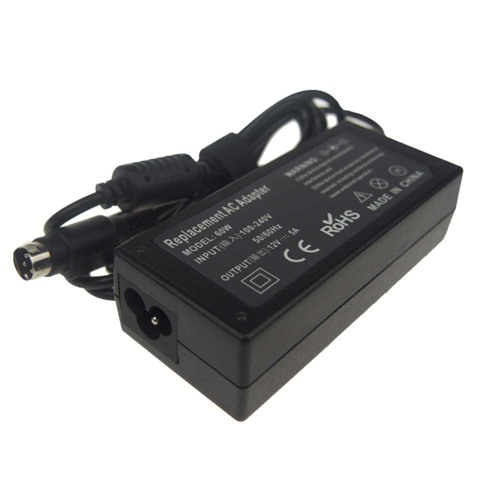 växelström AC-adapter 12v5a rund 4pin