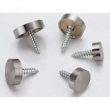 Solid Brass Polish Golden Mirror Screw Cover Cap