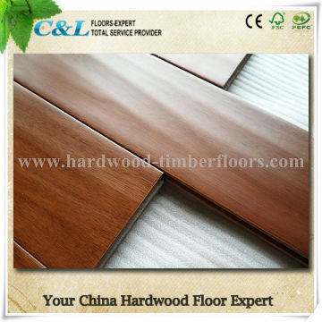 Unfinished / Finished Hand Scraped Solid Acacia Wood Floor