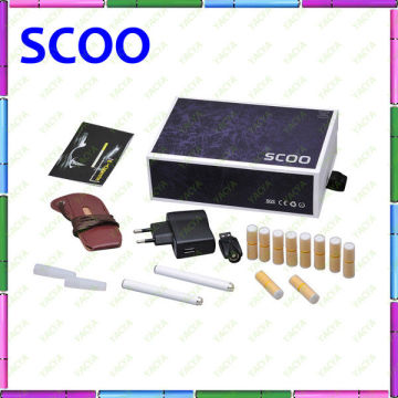 Electronic Disposable Cigarette Scoo-p Green Vapor Pen Style E Cigarette