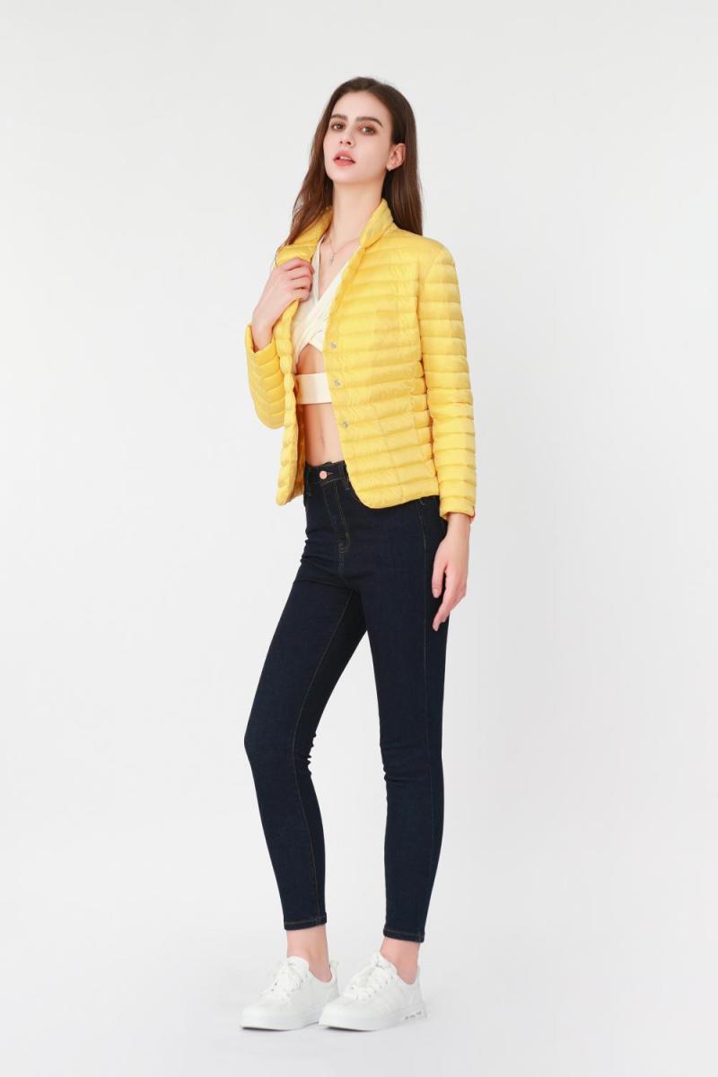 Yellow Down Cotton Jacket