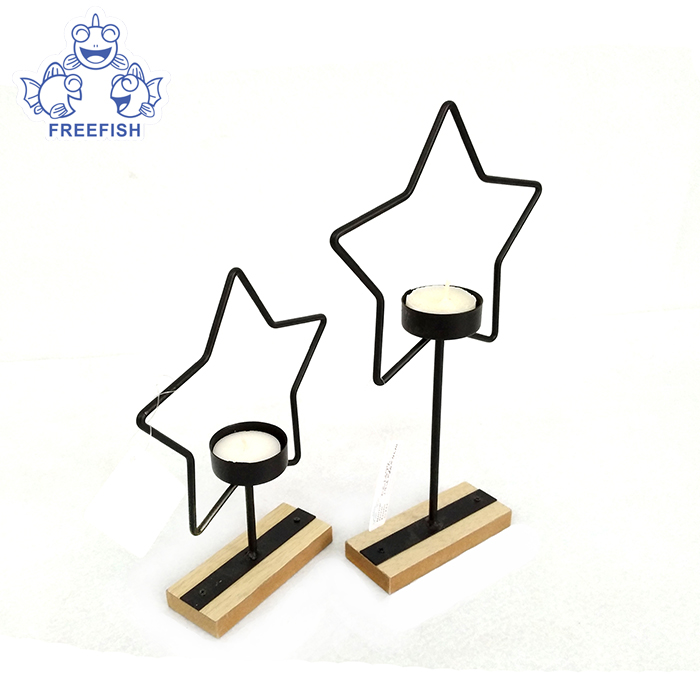 star shaped candle holder 