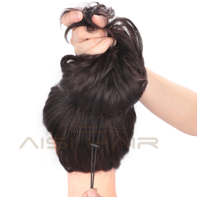 Aisi Hair Synthetic Short Curly Ponytail Hair Extensions Heat Resistant Hair Drawstring Hairpiece Ponytail for Women