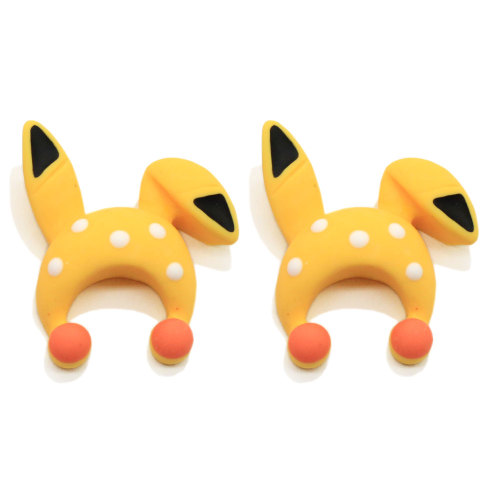 Kawaii Animal Ear Baby Hat Resin Craft  Flatback Kawaii Cabochons for Phone Case Decorations