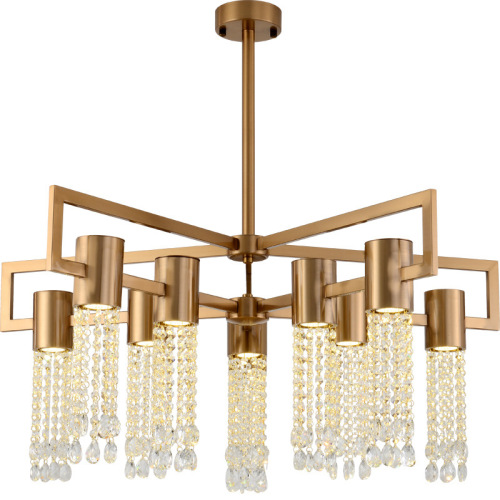 LEDER Beaded Circular Равшанӣ Chandelier