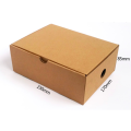 Caja de papel de cartón corrugado reciclado personalizado