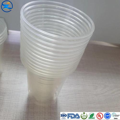 Productos terminados de PLA Cup Natural Clear Thermoformed