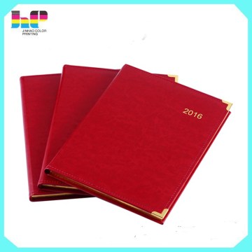 Custom Leather hard cover agenda with any logo embossed and index