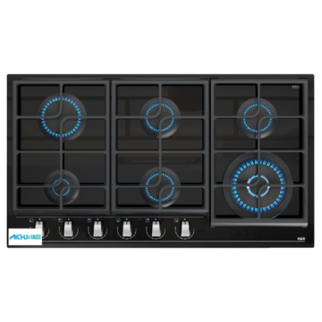 Gas on Glass Hob em 90cm