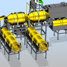 Dense Medium Separator DMS for Aluminum Scrap and Heavy Metals Sorting