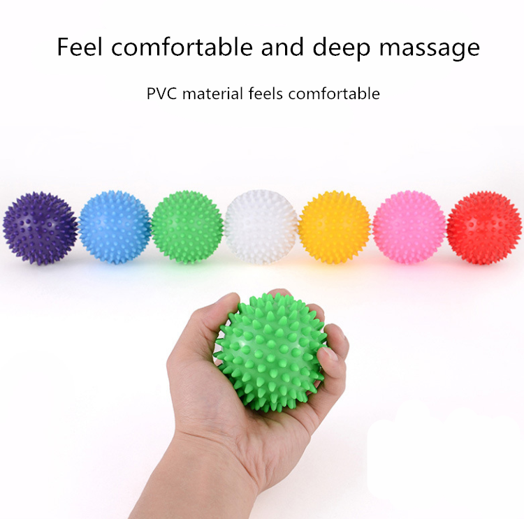 Light weight color lacrosse massage ball