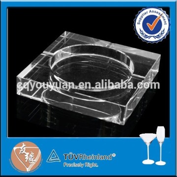 High-end smokeless flint glass cigar ashtray