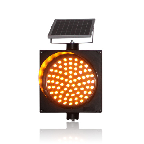 300mm Highway Solar LED 3.7V Warning Yellow Flash