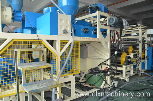 Jumbo Yield 1500mm Multi-layers Stretch Film Machine