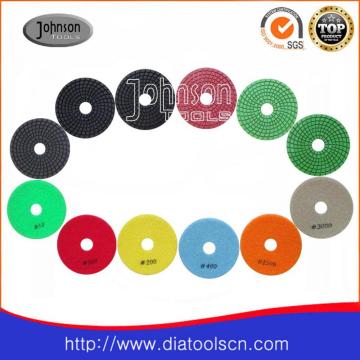 100mm diamond wet polishing pad: polishing pad