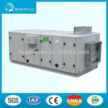 Close contact fin and tube assembly air handling unit