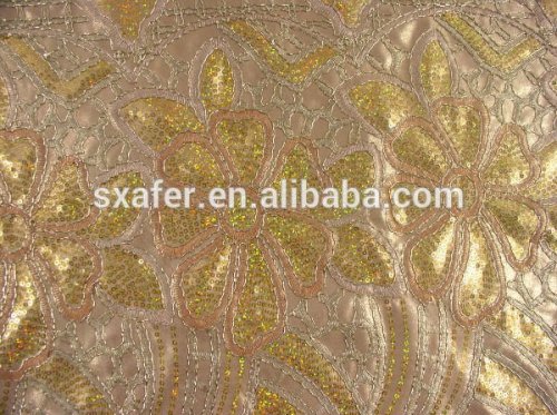 satin embroidery fabric