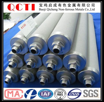 Filtration of beer with titaniu filter