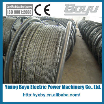 High strength anti twist galvanized steel wire rope 12mm