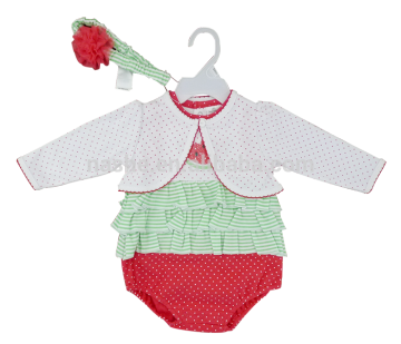 2015 GIRL BABY ROMPER SET / FLOWER Baby Romper Set