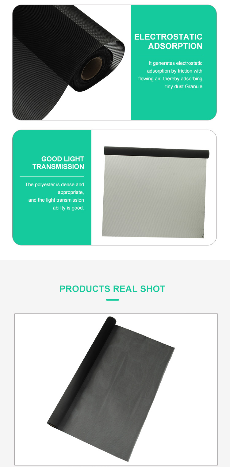 Fine Dust Proof Screen Anti Pollen Screen Mesh Black Pollen and Dust