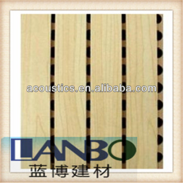 wood wooden punched acoustic panel