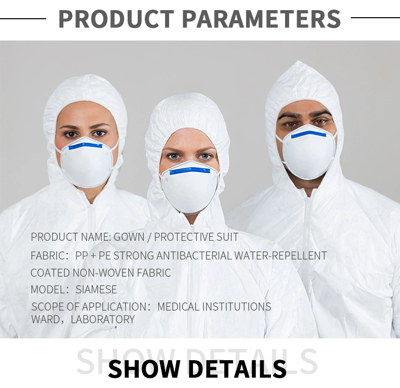 Quick Shipping High Quality Disposable Protective Suit Protection Clothing