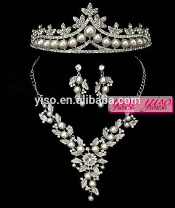 alloy wedding fashion large traditional pearl necklace