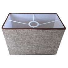 Modern Beige Fabric Square Lampshade for Desk and Floor Lamps