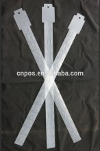 supermarket clear display strip for hanging