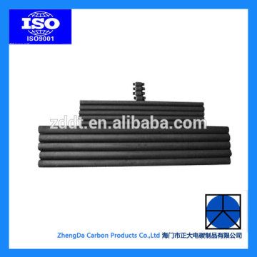 machined graphite rods with flat end surface
