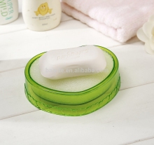 plastic heart shap bathroom soap dish