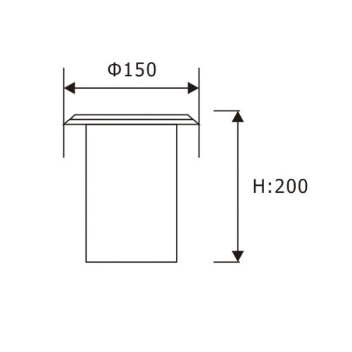 LEDER Enfärgad 7W LED Inground Light