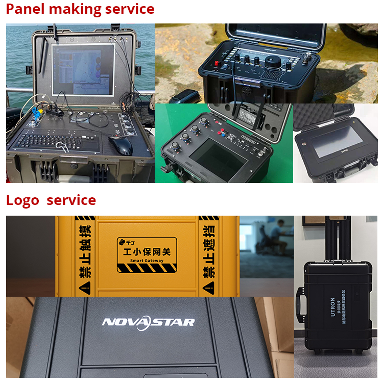 D5524 Durablel Plastic Waterproof Case Pick and Pluck Foam Shockproof PP Tool Box with wheels Pelica n 1510